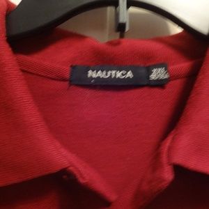 Nautica Men's Red Golf Polo Size XXL